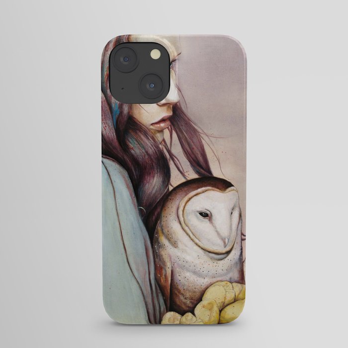The Girl and the Owl iPhone Case