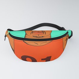 The basketball player 91 the worm legend red Fanny Pack