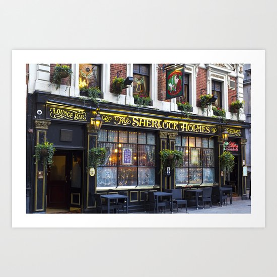 The Sherlock Holmes Pub London Art Print