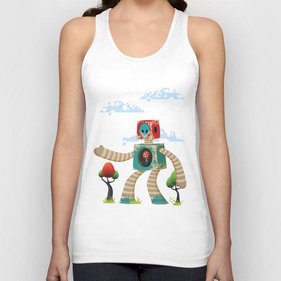 Woody Mecha Unisex Tank Top