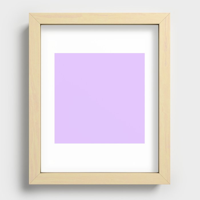 Purple-Lavender  Recessed Framed Print