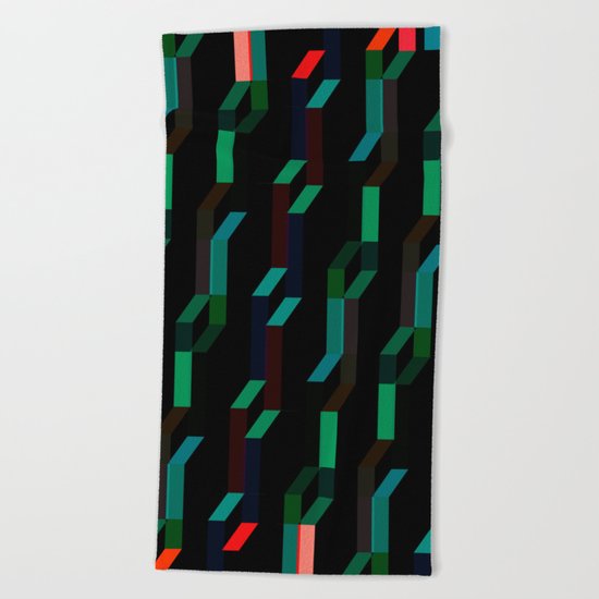 Serpentinas Beach Towel
