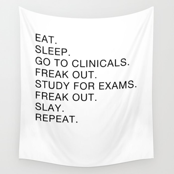 Clinical, Nursing Student, Med Student Wall Tapestry