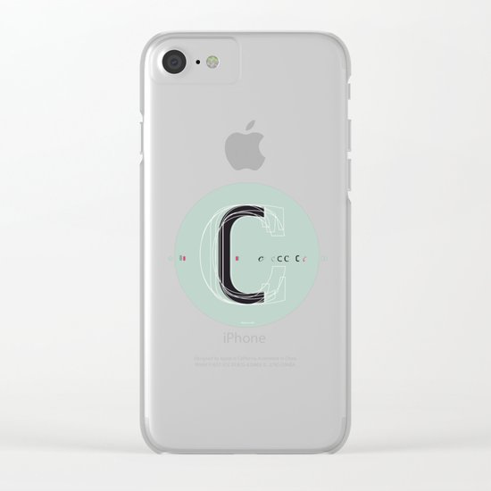 C c Clear iPhone Case