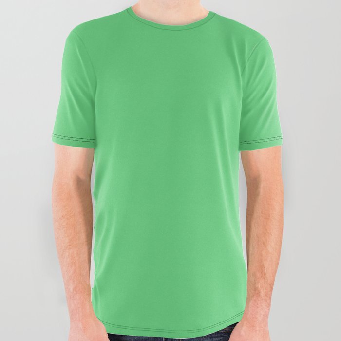Super Minty Green All Over Graphic Tee