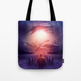 The Space Between Dreams & Reality Tote Bag