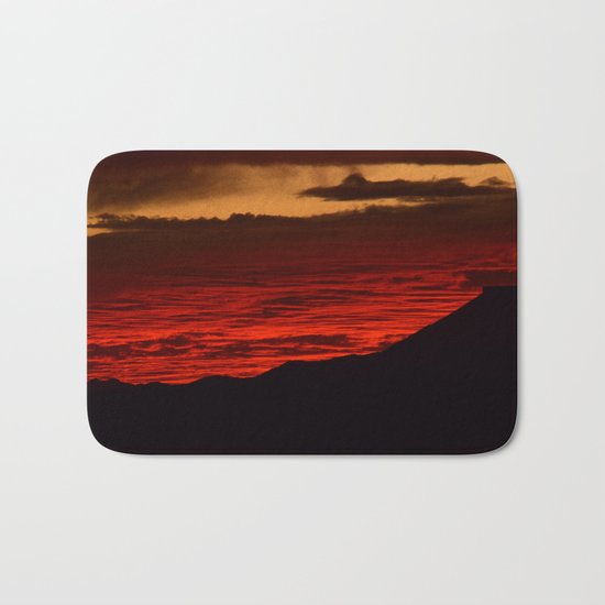 Red Hot Desert Sky Bath Mat