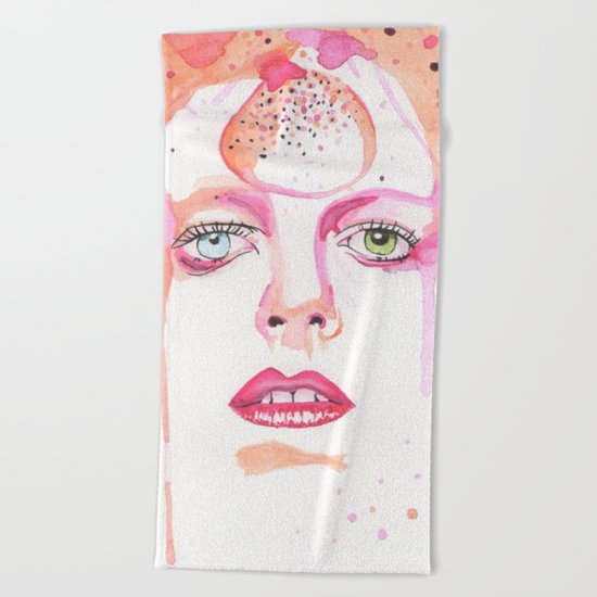 David Bowie Beach Towel