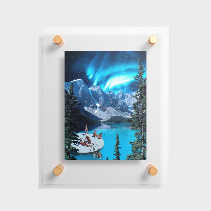 Luminous Lagoon Floating Acrylic Print