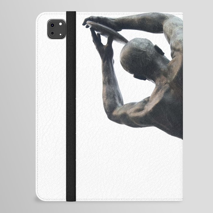 Olympic Discus Thrower Statue #2 #wall #art #society6 iPad Folio Case