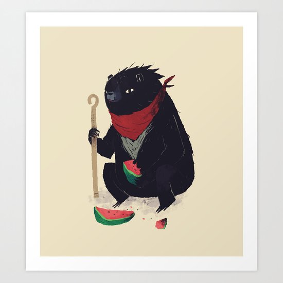 guardian bear Art Print