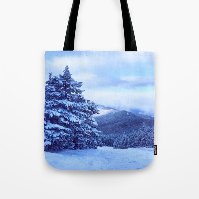 Winter Canvas Tote Bag