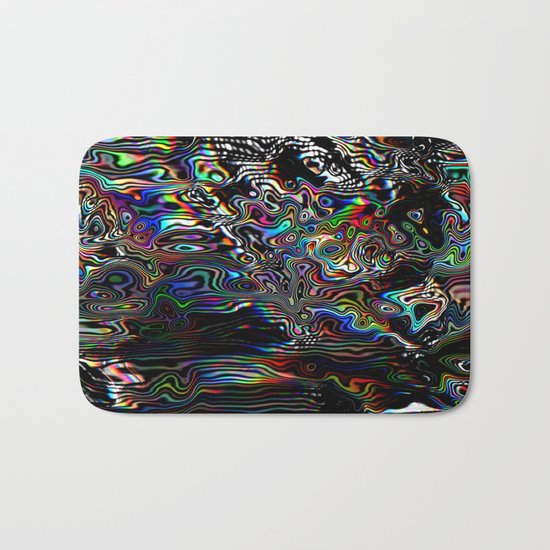 Abstract Spectral Blur Bath Mat