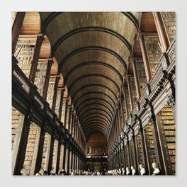 Trinity College Long Hall Canvas Print