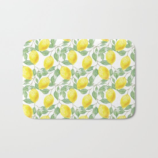 LEMONS Bath Mat