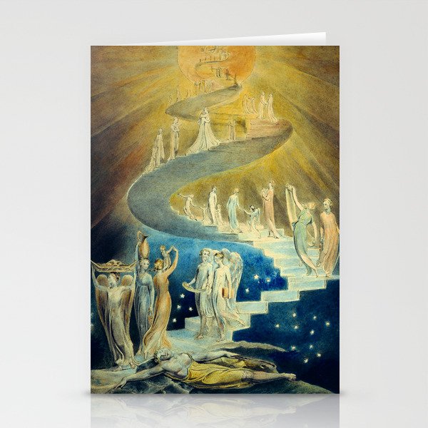 "Jacob's Dream" by William Blake (1805) Stationery Cards