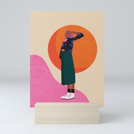 Brave Woman 2 Mini Art Print