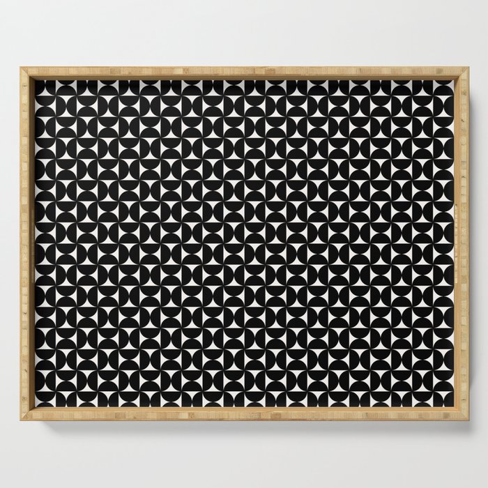 Patterned Geometric Shapes XVII Serving Tray