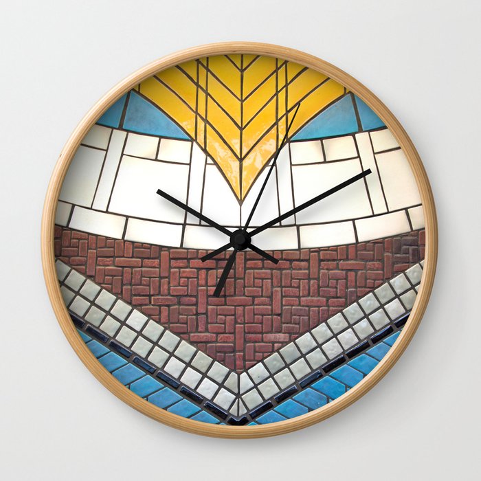 Detroit People Mover Art Times Square Wall Clock