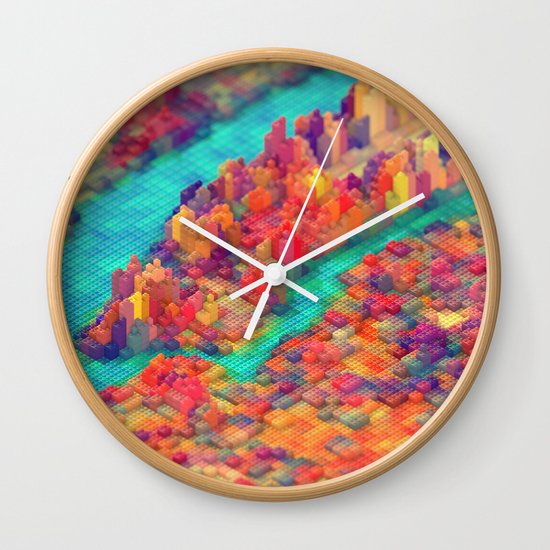 Lego New York Wall Clock