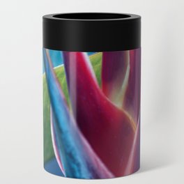 Helicon Flower In Blue And Red Can Cooler
