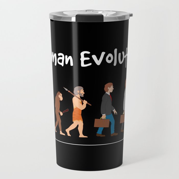 Evolution - past to future Travel Mug