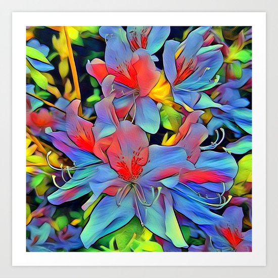 Floral ArtStudio - wonderful flowers Art Print
