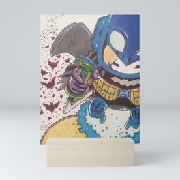 Baby Bat on a mission Mini Art Print