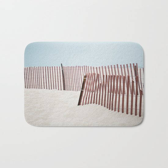 Beach Fence Bath Mat
