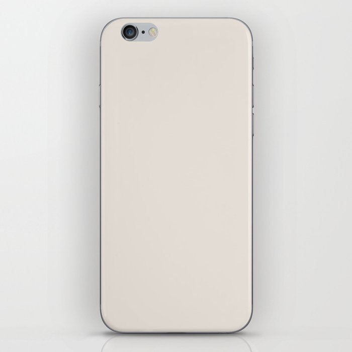 Dusty Off White Solid Color Pairs PPG Fuzzy Unicorn PPG1076-1 - All One Single Shade Hue Colour iPhone Skin