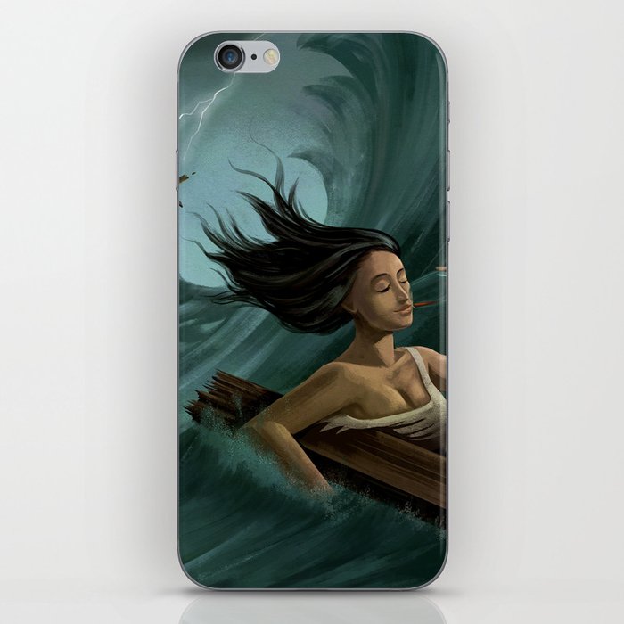 Storm Surfer iPhone Skin