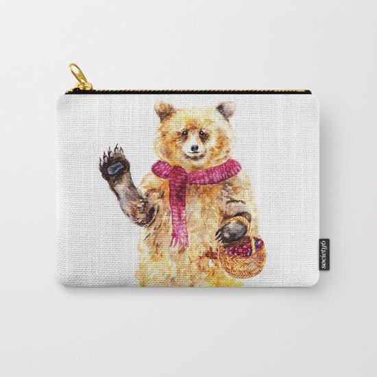 Bear says Hello Carry-All Pouch