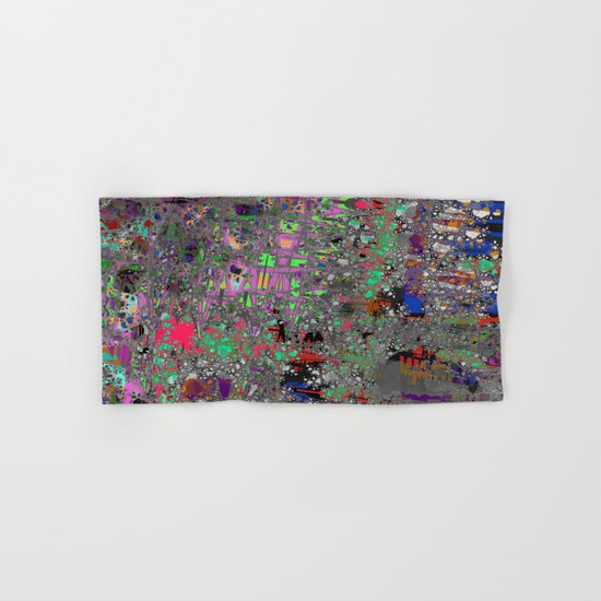 comic crash bang booom Hand & Bath Towel