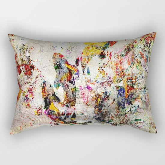 鯉隠さ (Hidden Koi) Rectangular Pillow