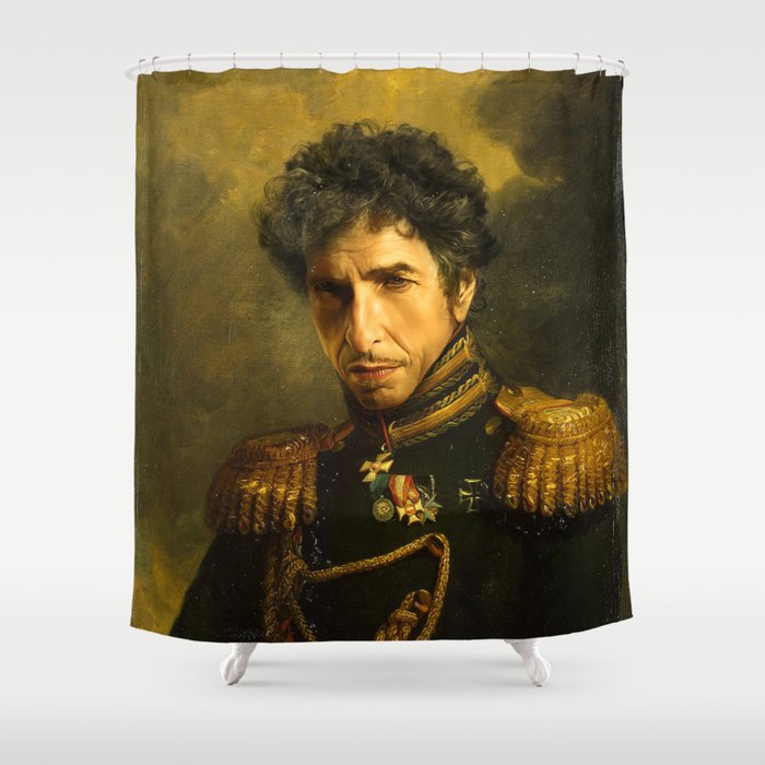 Bob Dylan - replaceface Shower Curtain