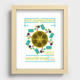 World cup Recessed Framed Print