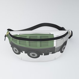Garbage truck Fanny Pack | Environment, Urban, Garbage, Graphicdesign, Icon, Industrial, Recycle, Eco, Machine, Flat 