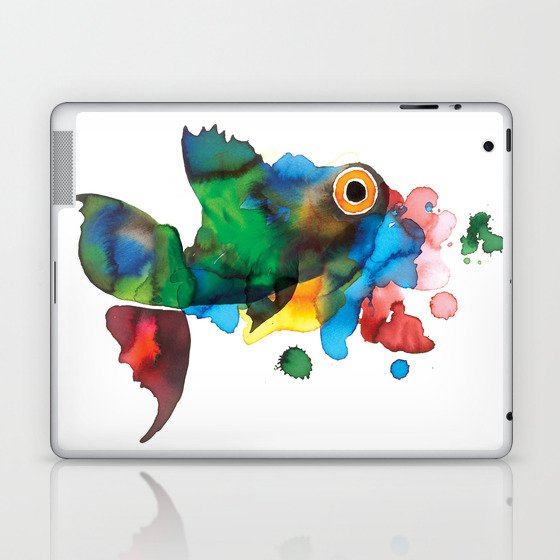colorful fish Laptop & iPad Skin