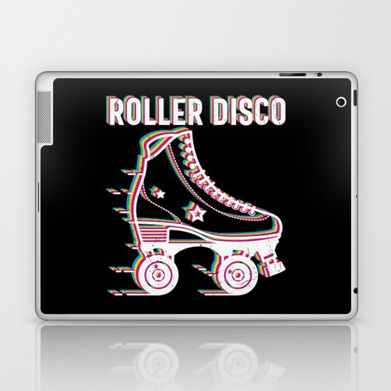 Roller Disco 80s aesthetic shirts and gifts Laptop & iPad Skin