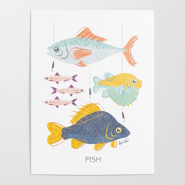 Fish Poster by Kayla Egle