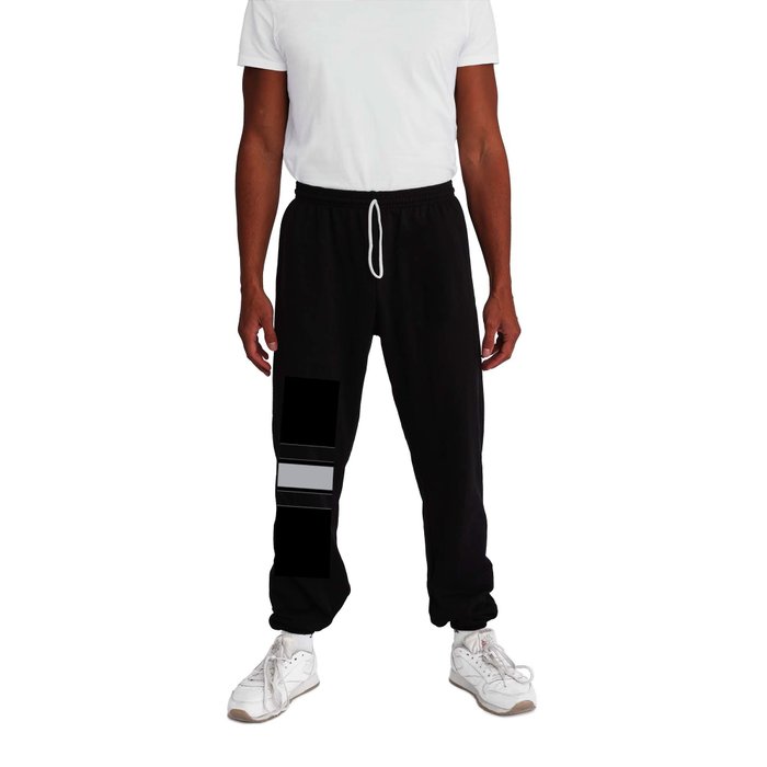 TEAM COLORS 2  SILVER, WHITE, BLACK Sweatpants