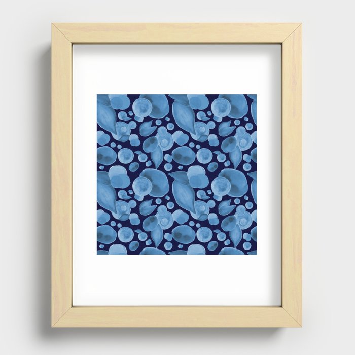 blueberry mood Recessed Framed Print
