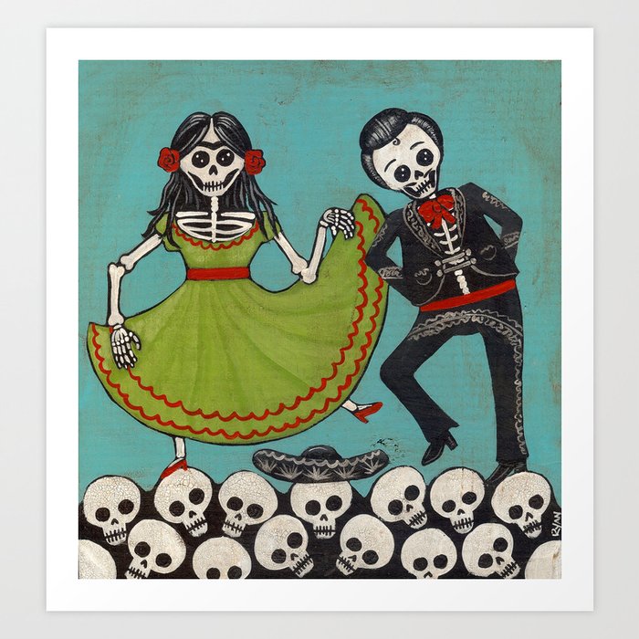The Mexican Hat Dance Art Print