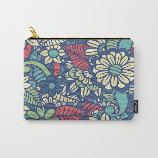 Floral Carry-All Pouch