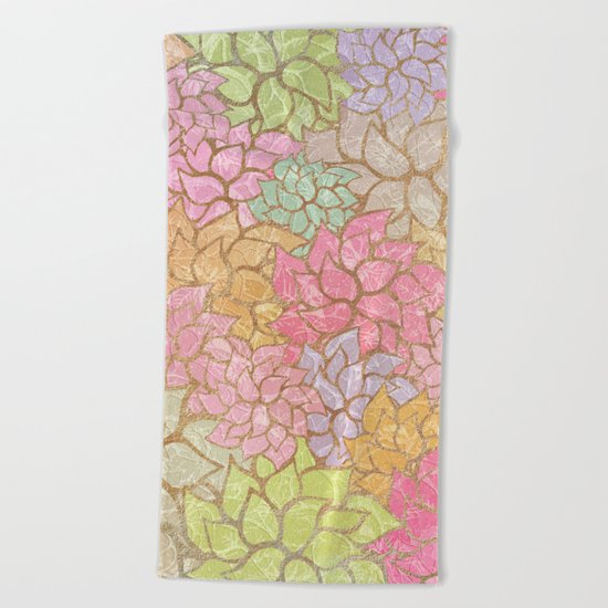 Summer Pattern #4 Beach Towel