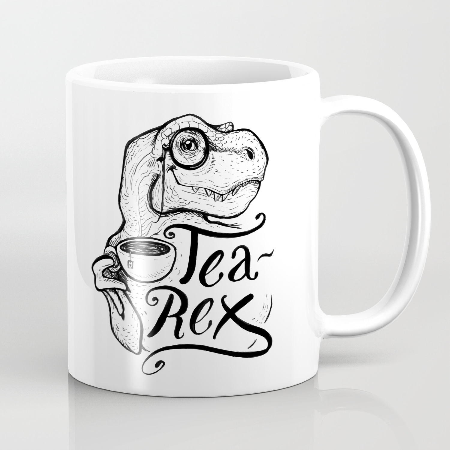Details about  / Tearex dinosaur funny design mug coffee tea cup