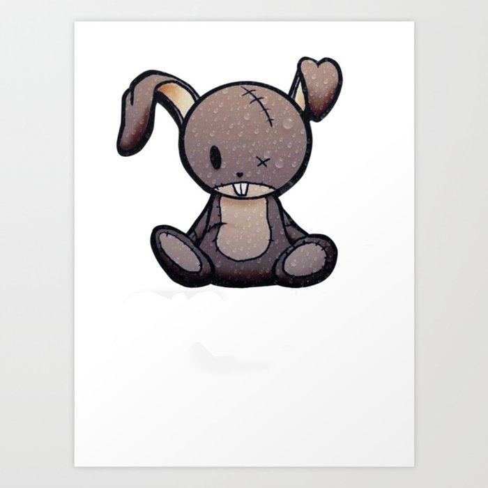 Download Bad Bunny Cartoon Art