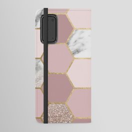 Sensations of the mind rose gold Android Wallet Case