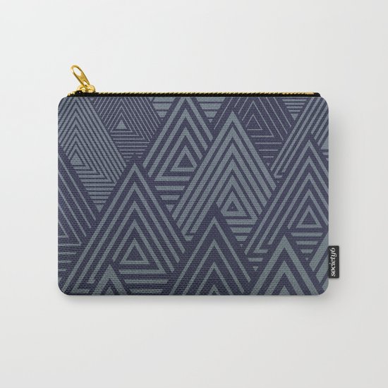 Indigo Forest Carry-All Pouch