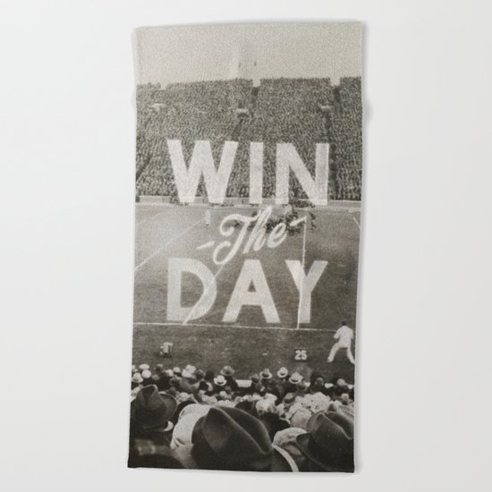Win the Day Beach Towel